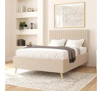 Aspire Grant Kingsize Ottoman Bed Frame - Cream