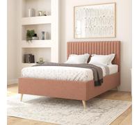Aspire Grant Kingsize Ottoman Bed Frame - Rose