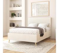 Aspire Grant Small Double Bed Frame - Cream