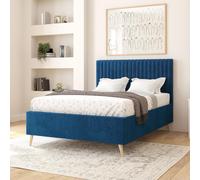 Aspire Grant Small Double Bed Frame - Navy