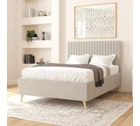 Aspire Grant Small Double Ottoman Bed Frame - Platinum