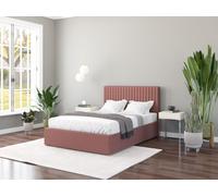 Aspire Grant Small Double Ottoman Bed Frame - Rose