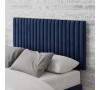 Aspire Grant Velvet Single Headboard- Navy