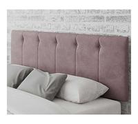 Aspire Hepburn Plush Velvet Fabric Headboard Blush