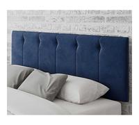 Aspire Hepburn Velvet Superking Headboard - Navy