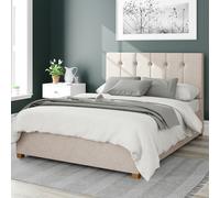 Aspire Hepburn Twill Superking Ottoman Bedframe - Natural