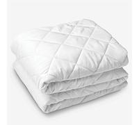 Aspire Homeware Mattress Protector Double Bed - Premium Microfiber Quilted Mattress Pad - Soft & Breathable Mattress Cover (135 x 190+30cm)