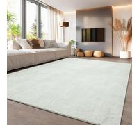 Aspire Homeware Modern Rugs Living Room 100% Polyester Rug for Bedroom Kids Room Soft Fluffy 600 GSM Anti Slip Backing Thick Pile Durable Carpet Non-Shedding Rug for Nursery Room Cream, 120 x 170 cm