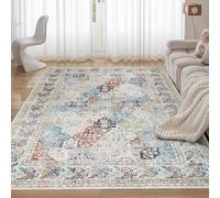 Aspire Homeware Rugs for Bedroom Living Room 120x170 cm - Traditional Area Rugs Modern Coastal Cashmere Style - Soft Short Pile Vintage Rug - Carpet for Dining Room Easy To Clean