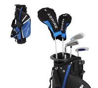 Aspire Junior Plus Complete Golf Club Set for Children Kids - 5 Age Groups Boys & Girls - Right Hand (Blue Ages 9-10)