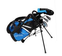Aspire Junior Plus Complete Golf Club Set for Children Kids - 5 Age Groups Boys & Girls - Right Hand (Blue Ages 3-4)