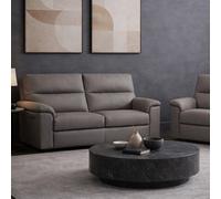 Aspire Marlowe Real Leather Power Recliner Two Seater Sofa With Usb Charging, Slate