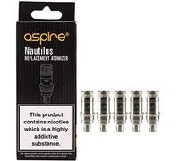 Aspire Nautilus Coils 1.8 ohm 5 Pcs for Nautilus 2 Nautilus 2s Aspire K3 Nautilus Mini Tank, Zelos 2 Nautilus AIO Kit - No Nicotine