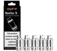 Aspire Nautilus X 1.5 ohm coils for Nautilus X Tank & Nautilus XS Tank, Pack of 5, Nicotine Free