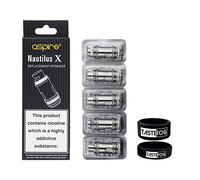 Aspire Nautilus X Coils 1.8 ohm Replacement Atomizer for Aspire Nautilus X Nautilus XS Tank Aspire X30 Rover Rover 2 Kit, Pack of 5