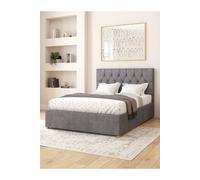 Aspire Olivier Electric Adjustable Bed Upholstered In Plush Velvet Fabric With Pocket Sprung Mattress Uk Made In Grey Grey King