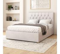 Olivier Electric Adjustable Bed Upholstered in Plush Velvet Fabric with Pocket Sprung Mattress UK Made Aspire Light Grey Double