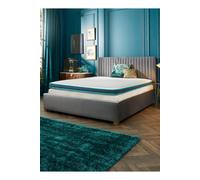 Aspire Premium Plush-Medium Split Comfort Mattress Topper In White White Super King