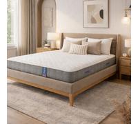 Aspire Purerest Natural Wool Pocket Hybrid Mattress, Medium Firm Pocket Spring Mattress With Wool Comfort Layer And Eco Foam, 23Cm Depth