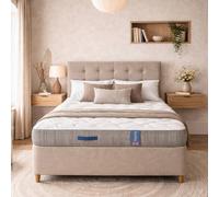 Aspire PureRest Pocket Hybrid Mattress Medium Comfort 23cm in White | Size: Small Double Aspire White Small Double