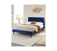 Rosella Upholstered Bed Aspire Blue Single