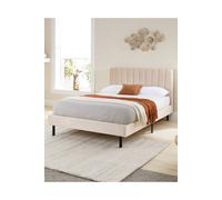 Aspire Rosella Upholstered Bed In Cream Cream Small Double