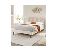 Rosella Upholstered Bed Aspire Cream Double