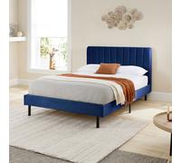 Aspire Rosella Upholstered Bed In Navy