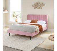 Aspire Rosella Upholstered Bed In Pink