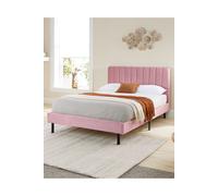 Rosella Upholstered Bed Aspire Pink Super King