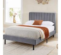 Aspire Rosella Upholstered Bed In Steel