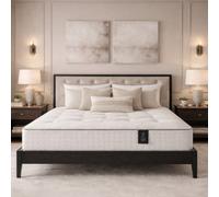 Aspire Signature 5000 Pocket Cashmere Wool Dual Sided Mattress, Medium Comfort Pocket Spring Mattress With Natural Fibre Layers
