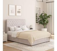Aspire Taylor Kingsize Velvet End Lift Ottoman Bed - Silver