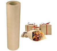 ASPIRE UK 1 x Brown Kraft Wrapping Paper Roll 400mm x 30m Biodegradable & Recyclable - Multipurpose Paper Roll with Premium & Rustic Finish Great for Gift Wrapping, Parcel Packing and Arts & Craft