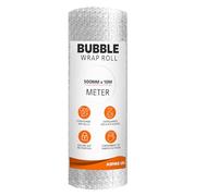 ASPIRE UK Bubble Wrap Roll for Packaging - 500mm x 10m Clear Polythene Small Air Bubble Wrap, Durable Packing Material for Shipping, Moving, Storage, Office & Warehouse Use