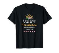 Aspiring Retiree A Wise Woman Once Said I'm Outta Here Cute T-Shirt