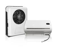 Aspligo 12V dc Air Conditioner 10000 btu Electric parking air conditioning Split AC Unit 12 volt Fit for Truck Capmer Van RV Trailer Tractor Motorhome Fast Cooling Low Noise