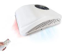 Aspligo DC 12V Air Conditioner Electric Parking Rooftop RV Air Conditioner Heat and Cool A/C Unit 10000BTU Fit Truck Motorhome Trailer, Scroll Compressor (12V Heating & Cooling)