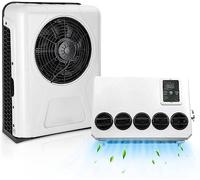 Aspligo Truck Air Conditioner 24V Electric Split Air Conditioning Parking ac unit 24 volt for semi truck Motorhome Tractor Trailer Camper Van Automotive RV New Energy 6800-10500BTU