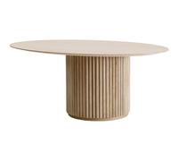 Asplund - Palais Ovale Coffee Table, White stained Ash - White Stained Ash