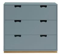 Asplund - Snow A3 Chest Of Drawers, Nordic Blue - Nordic Blue