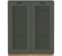 Asplund - Snow E Display Cabinet 30 cm, Green Khaki - Green Khaki