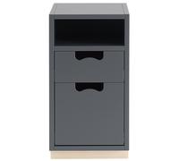 Asplund - Snow G3 Drawer Unit With Base, Storm Grey - Storm Grey