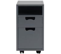Asplund - Snow G3 Drawer Unit With Casters, Storm Grey - Storm Grey