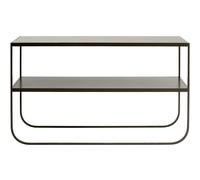 Asplund - Tati Console 120 Lacquered Glass Top Char - Char Gray