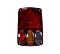 Aspöck Earpoint IV Rear Light Left 12V Bulb 5 Pin Bayonet Connector 153.5mm Wide 236mm High 62mm Deep IP64 for Trailer Truck and Agricultural Equipment Tail Light Lighting