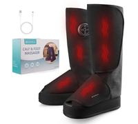 Aspria Foot Massager, 2-in-1 Calf and Foot Massager with Air Compression, Vibrat