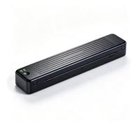ASprink Mobile Printer A4 for Travel, Portable Printer Thermal Printer A4 P831 for US Letter/A4/B5/A5, Printer Small Compact for Plain Paper/Thermal Paper with 1 P831 Use Ribbon - Black