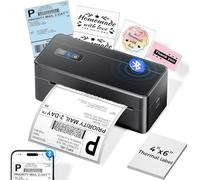 ASprink Thermal Label Printer, Shipping Label Printer 4x6 Compatible for Amazon, eBay, Royal Mail, Evri, TikTok Shop Parcels, Address and Postage