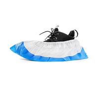 ASPRO 2 packs of 50 pcs (100 pcs) Extra Strong Overshoes - Heavy Duty Shoe Covers - Disposable - Waterproof - Indoor & Outdoor - For Home, Garden, Construction Site, Car, Hospitals, Laboratory etc.